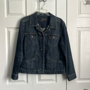 J Jill Blue Denim Jacket